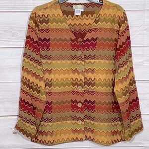 The Territory Ahead Southwestern Jacket Size Large Vintage